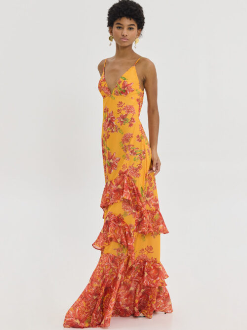 Gigi orange dress HEMITHEA