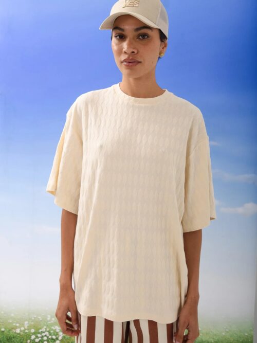 Sandy vanilla oversized t-shirt ARPYES