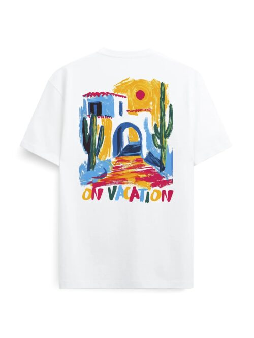 Mexico white t-shirt ON VACATION