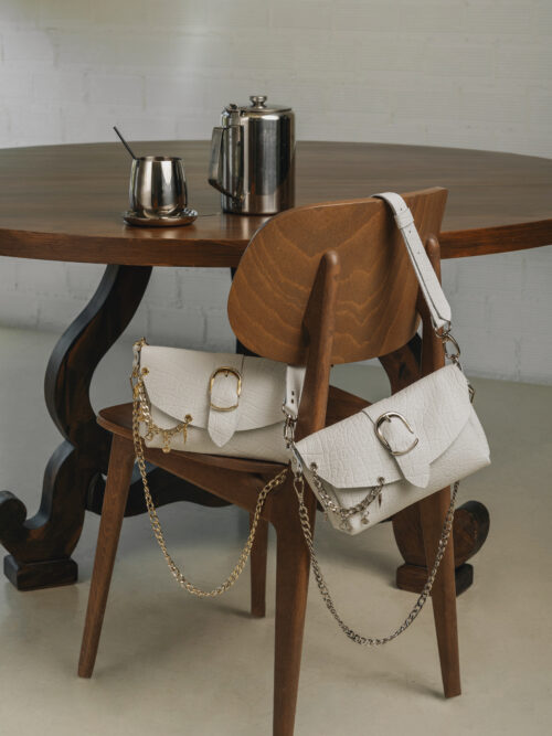 Lovesong stone gold bag INDIVIDUAL ART LEATHER