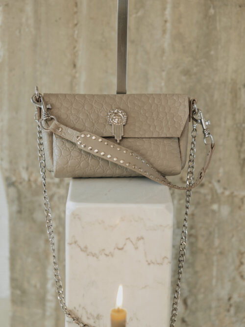 On my mind stone nickel bag INDIVIDUAL ART LEATHER