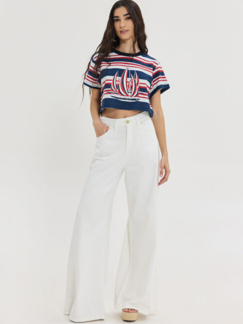 Salem white denim pants HEMITHEA